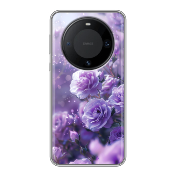 Силиконовый чехол на Huawei Mate 60 Pro с принтом Розы цветы Силиконовый чехол на Huawei Mate 60 Pro с принтом Розы цветы