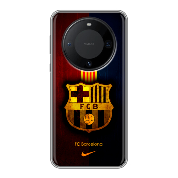 Силиконовый чехол на Huawei Mate 60 Pro с принтом Барселона Barcelona