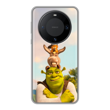 Силиконовый чехол на Huawei Mate 60 Pro с принтом Шрек Shrek