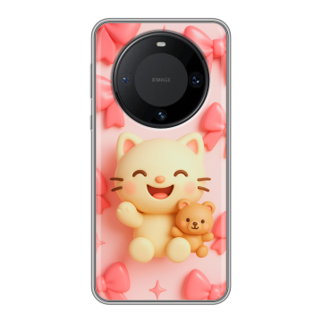 Силиконовый чехол на Huawei Mate 60 Pro с принтом для девочек