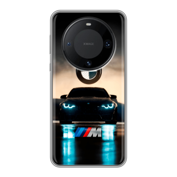 Силиконовый чехол на Huawei Mate 60 Pro с принтом БМВ BMW