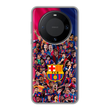 Силиконовый чехол на Huawei Mate 60 Pro с принтом Барселона Barcelona