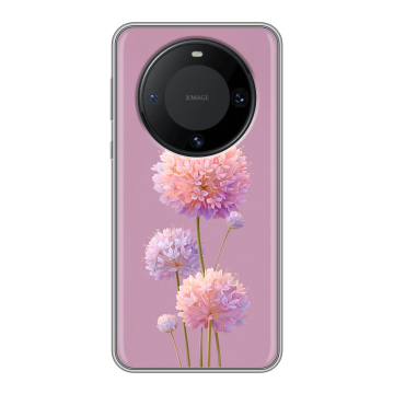 Силиконовый чехол на Huawei Mate 60 Pro с принтом Цветы