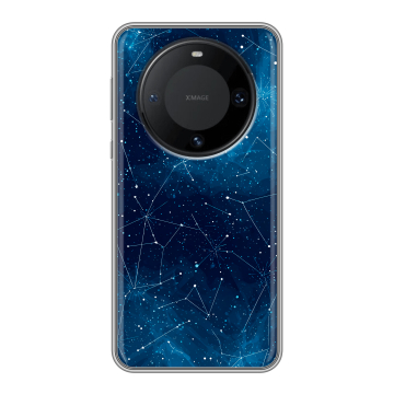 Силиконовый чехол на Huawei Mate 60 Pro с принтом Космос звезды