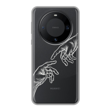 Силиконовый чехол на Huawei Mate 60 Pro с принтом Сотворение мира