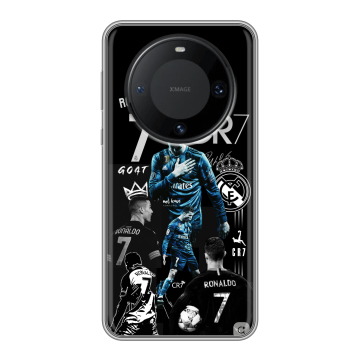 Силиконовый чехол на Huawei Mate 60 Pro с принтом Реал Роналдо