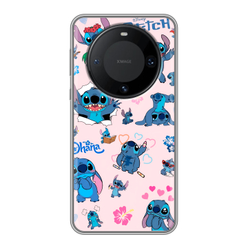 Силиконовый чехол на Huawei Mate 60 Pro с принтом Лило и Стич Силиконовый чехол на Huawei Mate 60 Pro с принтом Лило и Стич