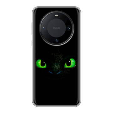 Силиконовый чехол на Huawei Mate 60 Pro с принтом Как приручить дракона