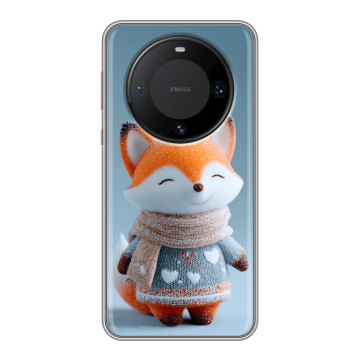 Силиконовый чехол на Huawei Mate 60 Pro с принтом Лиса