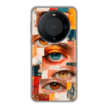 Силиконовый чехол на Huawei Mate 60 Pro с принтом Модный принт