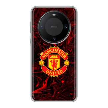 Силиконовый чехол на Huawei Mate 60 Pro с принтом Manchester United