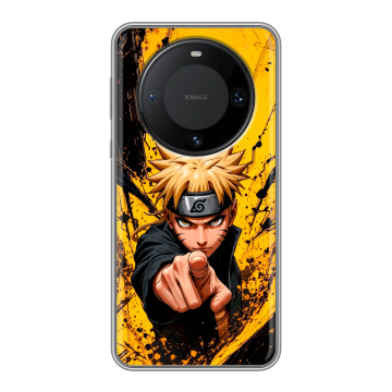Силиконовый чехол на Huawei Mate 60 Pro с принтом Naruto Наруто