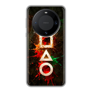 Силиконовый чехол на Huawei Mate 60 Pro с принтом Squid Game Игра кальмара