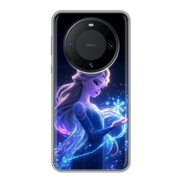 Силиконовый чехол на Huawei Mate 60 Pro с принтом Холодное сердце Frozen