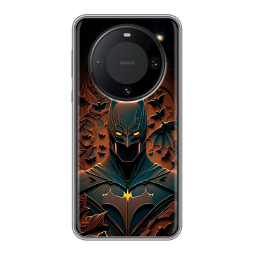 Силиконовый чехол на Huawei Mate 60 Pro с принтом Batman Бэтмен