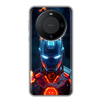 Силиконовый чехол на Huawei Mate 60 Pro с принтом IronMan Железный человек Силиконовый чехол на Huawei Mate 60 Pro с принтом IronMan Железный человек