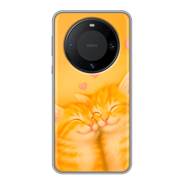 Силиконовый чехол на Huawei Mate 60 Pro с принтом Милые котята Силиконовый чехол на Huawei Mate 60 Pro с принтом Милые котята