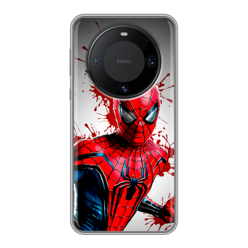 Силиконовый чехол на Huawei Mate 60 Pro с принтом Spiderman Человек паук