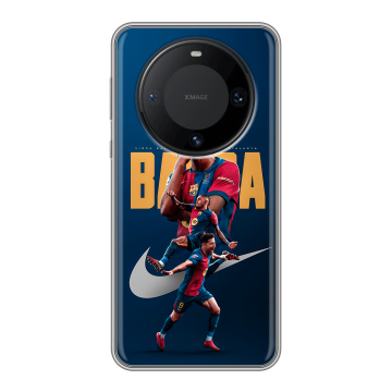 Силиконовый чехол на Huawei Mate 60 Pro с принтом Барселона Barca Yamal 