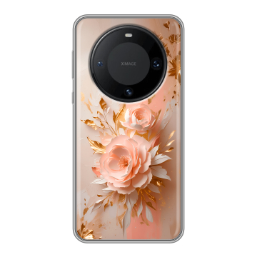 Силиконовый чехол на Huawei Mate 60 Pro с принтом женский