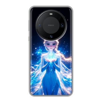 Силиконовый чехол на Huawei Mate 60 Pro с принтом Холодное сердце Frozen