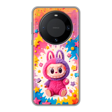 Силиконовый чехол на Huawei Mate 60 Pro с принтом Labubu Лабубу