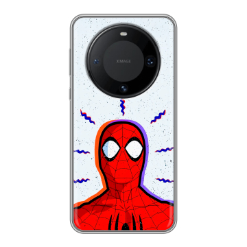 Силиконовый чехол на Huawei Mate 60 Pro с принтом Spiderman Человек паук