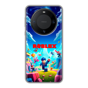 Силиконовый чехол на Huawei Mate 60 Pro с принтом Roblox Роблокс Силиконовый чехол на Huawei Mate 60 Pro с принтом Roblox Роблокс