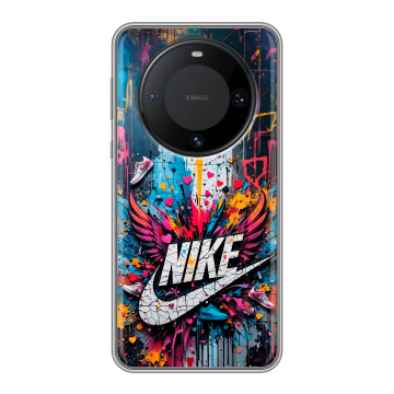 Силиконовый чехол на Huawei Mate 60 Pro с принтом Nike Найк Силиконовый чехол на Huawei Mate 60 Pro с принтом Nike Найк