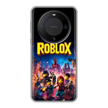 Силиконовый чехол на Huawei Mate 60 Pro с принтом Roblox Роблокс