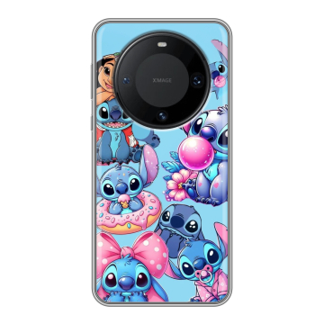 Силиконовый чехол на Huawei Mate 60 Pro с принтом Лило и Стич