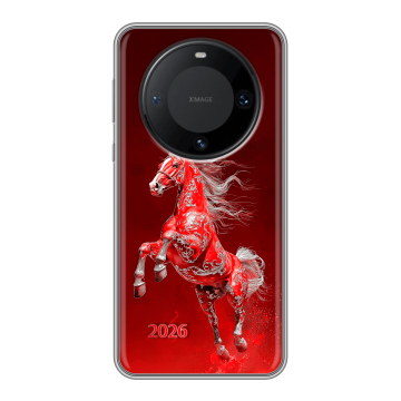 Силиконовый чехол на Huawei Mate 60 Pro с принтом Новый год