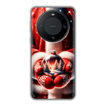 Силиконовый чехол на Huawei Mate 60 Pro с принтом Новый год