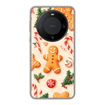 Силиконовый чехол на Huawei Mate 60 Pro с принтом Новый год