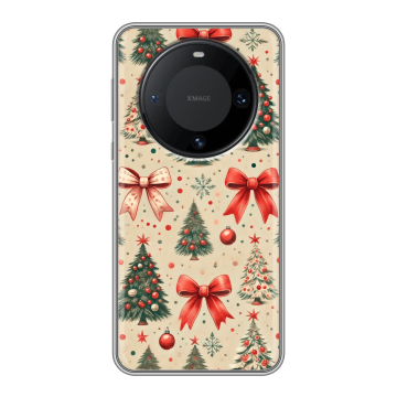Силиконовый чехол на Huawei Mate 60 Pro с принтом Новый год