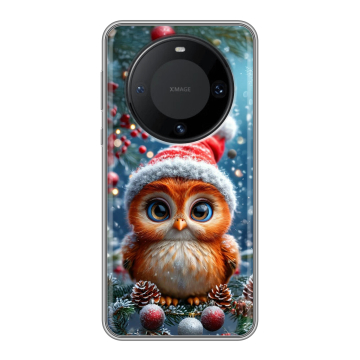 Силиконовый чехол на Huawei Mate 60 Pro с принтом Новый год