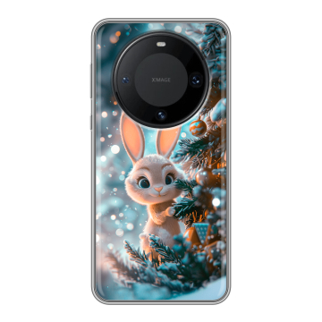 Силиконовый чехол на Huawei Mate 60 Pro с принтом Новый год