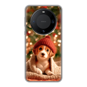 Силиконовый чехол на Huawei Mate 60 Pro с принтом Новый год
