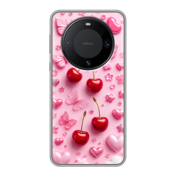 Силиконовый чехол на Huawei Mate 60 Pro с принтом для девочек