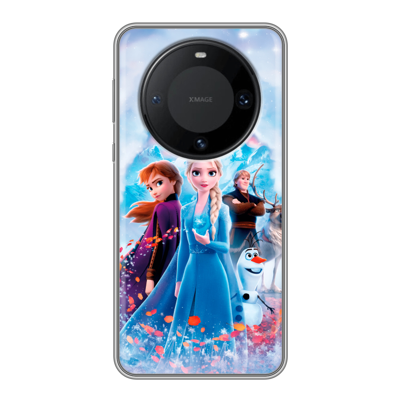 Силиконовый чехол на Huawei Mate 60 Pro с принтом Холодное сердце Frozen Силиконовый чехол на Huawei Mate 60 Pro с принтом Холодное сердце Frozen