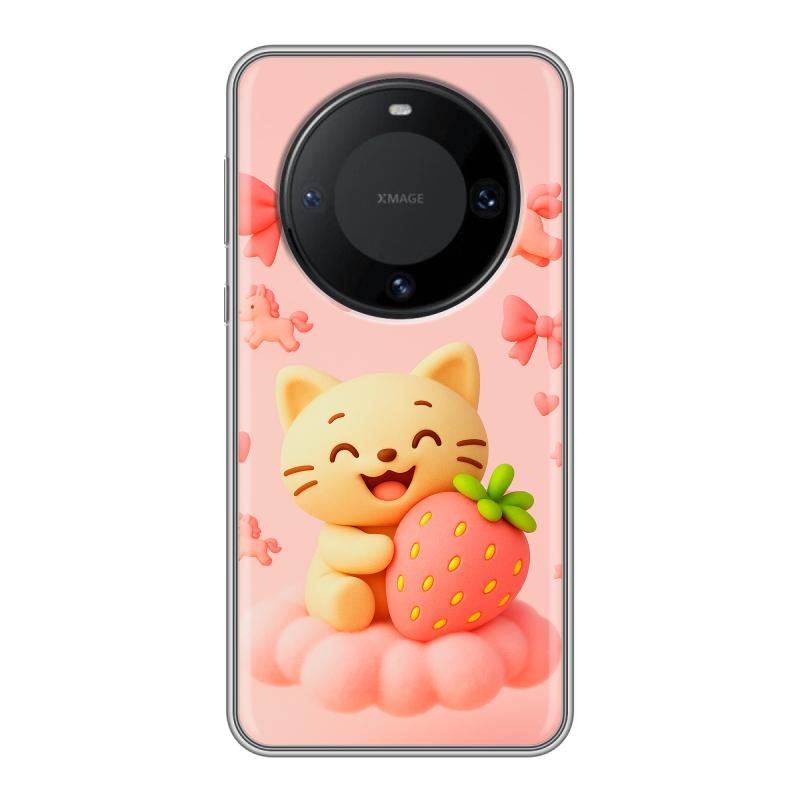 Силиконовый чехол на Huawei Mate 60 Pro с принтом для девочек Силиконовый чехол на Huawei Mate 60 Pro с принтом для девочек