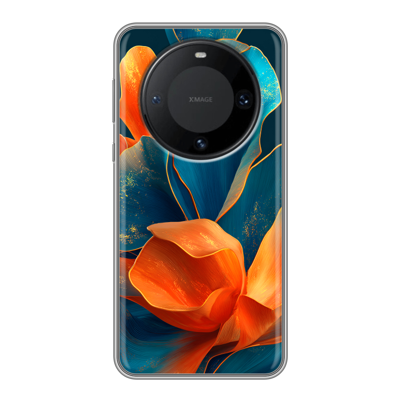 Силиконовый чехол на Huawei Mate 60 Pro с принтом Цветы Силиконовый чехол на Huawei Mate 60 Pro с принтом Цветы