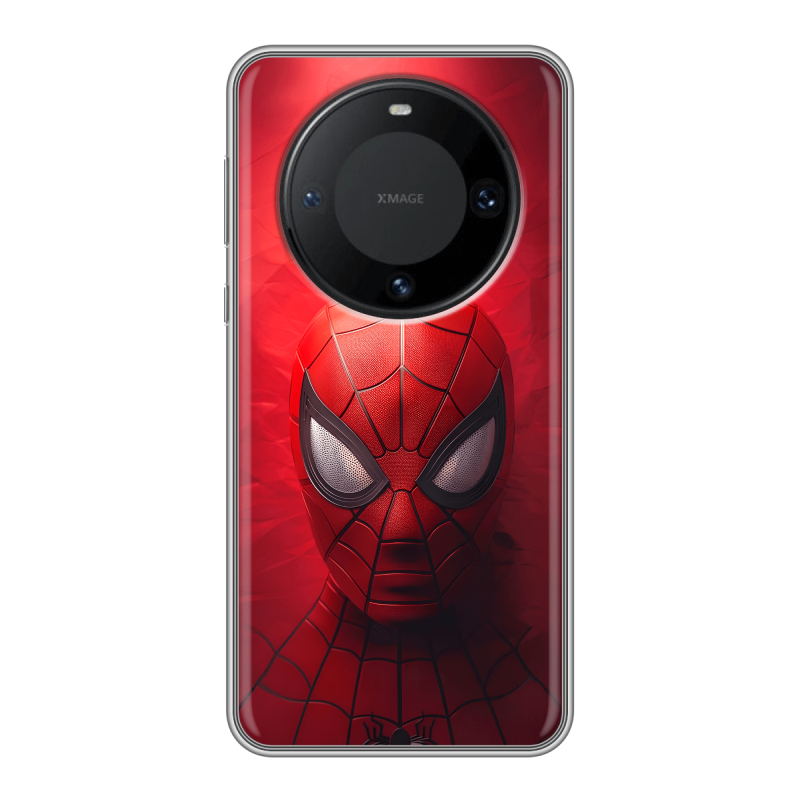 Силиконовый чехол на Huawei Mate 60 Pro с принтом Spiderman Человек паук Силиконовый чехол на Huawei Mate 60 Pro с принтом Spiderman Человек паук