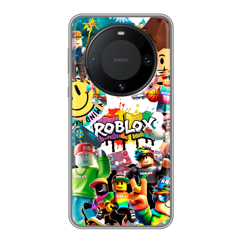 Силиконовый чехол на Huawei Mate 60 Pro с принтом Roblox Роблокс Силиконовый чехол на Huawei Mate 60 Pro с принтом Roblox Роблокс
