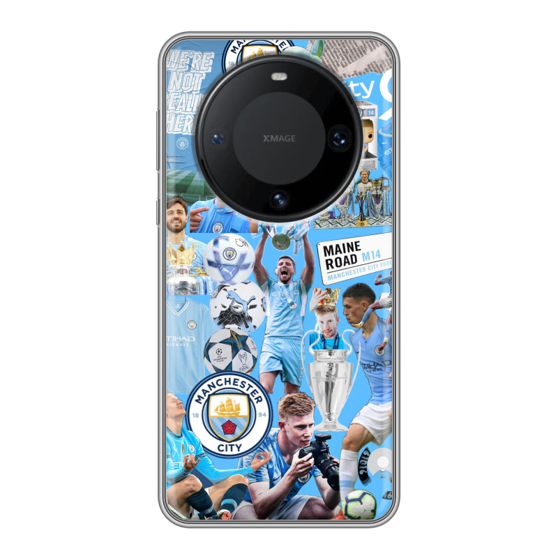 Силиконовый чехол на Huawei Mate 60 Pro с принтом Man City Манчестер Сити Силиконовый чехол на Huawei Mate 60 Pro с принтом Man City Манчестер Сити