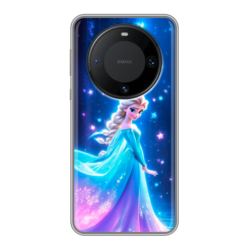 Силиконовый чехол на Huawei Mate 60 Pro с принтом Холодное сердце Frozen Силиконовый чехол на Huawei Mate 60 Pro с принтом Холодное сердце Frozen