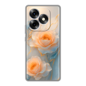 Силиконовый чехол на Itel S23 Plus с принтом Женский