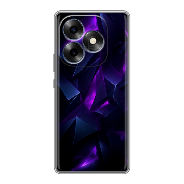 Силиконовый чехол на Itel S23 Plus с принтом Абстракиция Силиконовый чехол на Itel S23 Plus с принтом Абстракиция