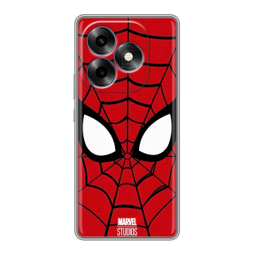 Силиконовый чехол на Itel S23 Plus с принтом человек паук spiderman Силиконовый чехол на Itel S23 Plus с принтом человек паук spiderman