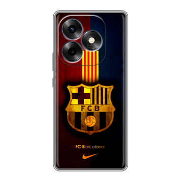 Силиконовый чехол на Itel S23 Plus с принтом Барселона Barcelona Силиконовый чехол на Itel S23 Plus с принтом Барселона Barcelona
